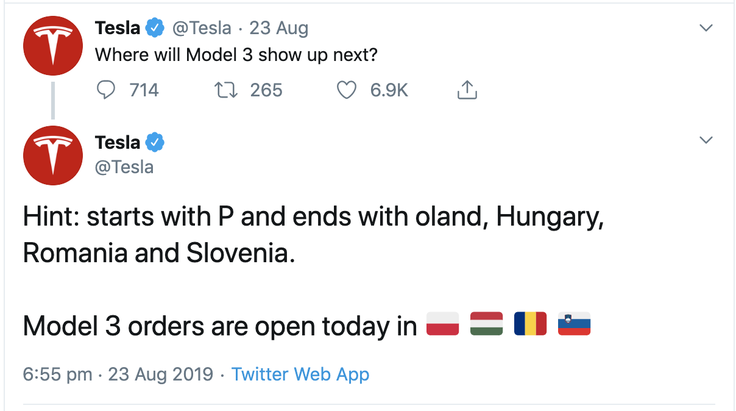 Tako so pri Tesli potrdili, da začenjajo prodajo tudi v Sloveniji. | Foto: 