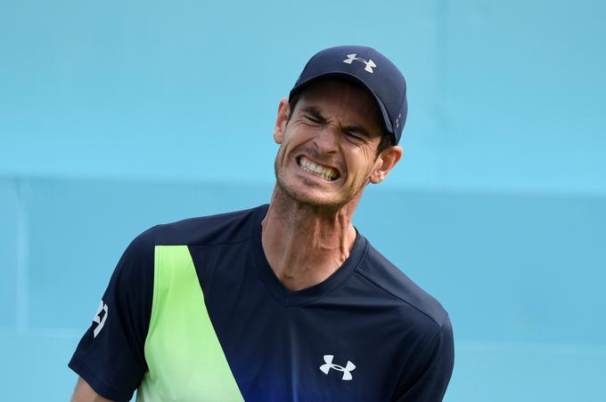 Povratnik po poškodbi Andy Murray je bil tako blizu, a tako daleč od zmage. | Foto: Reuters