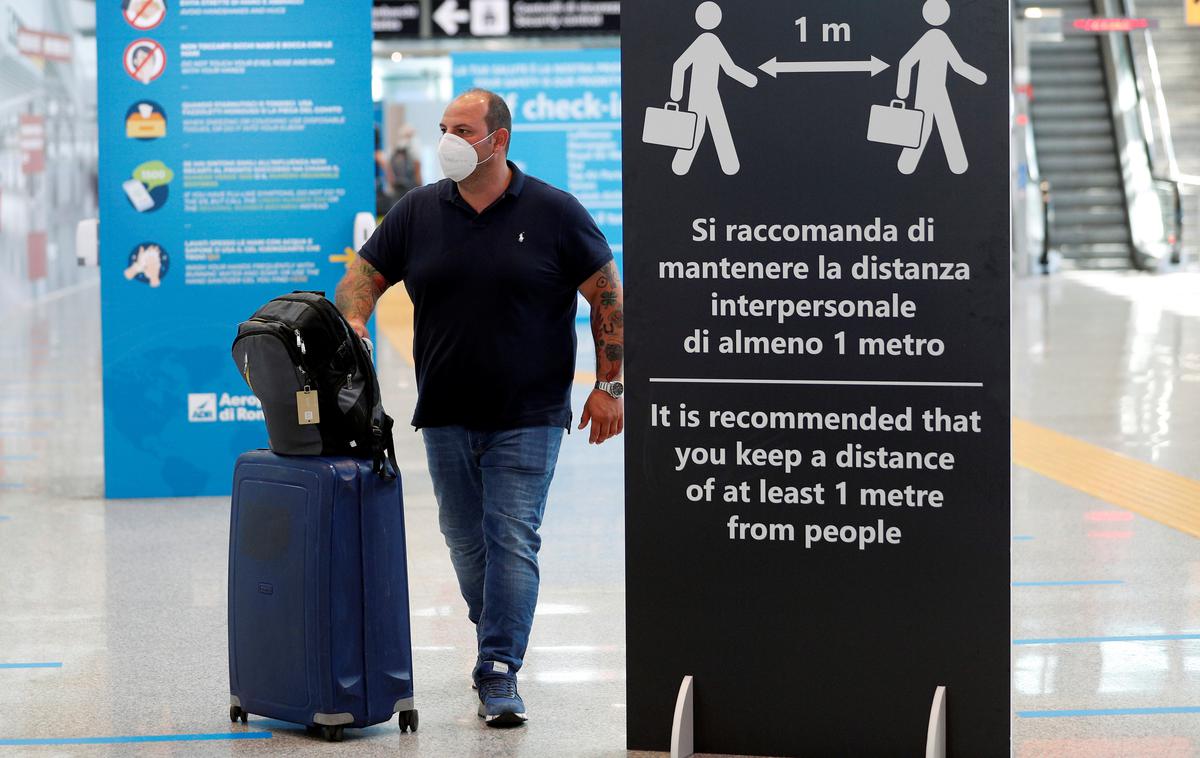 letališče Rim | Letalski prevozniki upajo, da bodo enotna zdravstvena merila pomagala k čim prejšnji vrnitvi potnikov v letala in na letališča | Foto Reuters