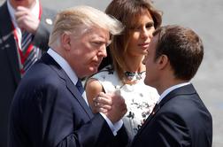 Macron bo skušal prepričati Trumpa