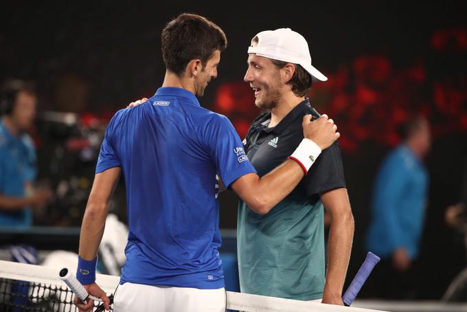 Lucas Pouille, Novak Đoković | Foto: Gulliver/Getty Images