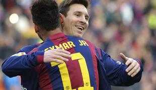 Messi prestavil v višjo prestavo, Ronaldo pa ostal brez goriva