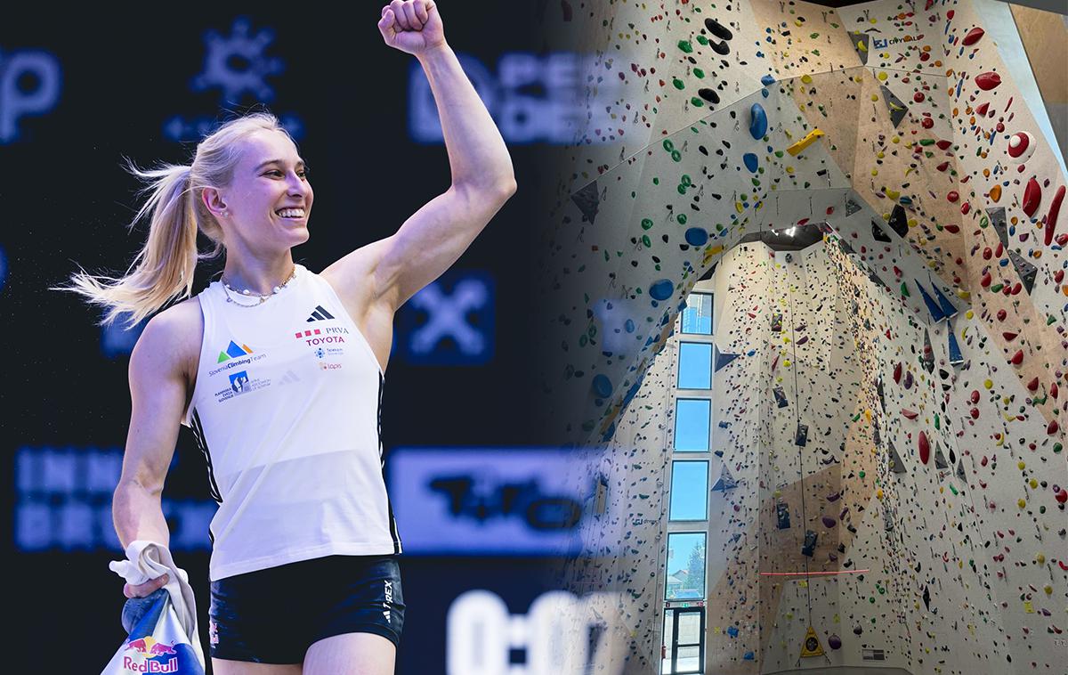 Janja | Janja Garnbret ta petek in soboto (22. in 23.8.) vabi v Plezalni center Slovenska Bistrica, kjer bo skušala preplezati 100 različnih smeri, kar bo njen sponzor nagradil z bogato donacijo, namenjeno projektu Botrstvo v športu. 