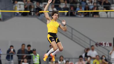 Armand Duplantis do nove zmage, svetovni rekord tokrat ni padel