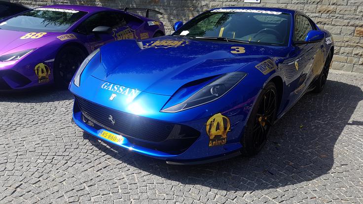 Med najboljšimi avtomobili tudi ferrari 812 superfast. Poganja ga 6,5-litrski motor V12 z močjo 588 kilovatov. | Foto: Gregor Pavšič