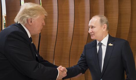 Znano je, kdaj se bosta slišala Trump in Putin