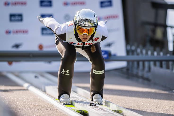 Bogatajeva je nadaljevala niz poletnih zmag v Wisli, lani je zmagala na obeh tekmah. | Foto: Guliverimage/Vladimir Fedorenko