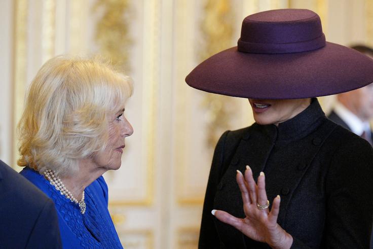  Kraljica Camilla in Melania Trump  | Foto: Reuters