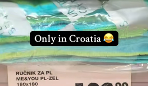 V trgovini na Hrvaškem brisača sto evrov: "To je konec za hrvaški turizem"