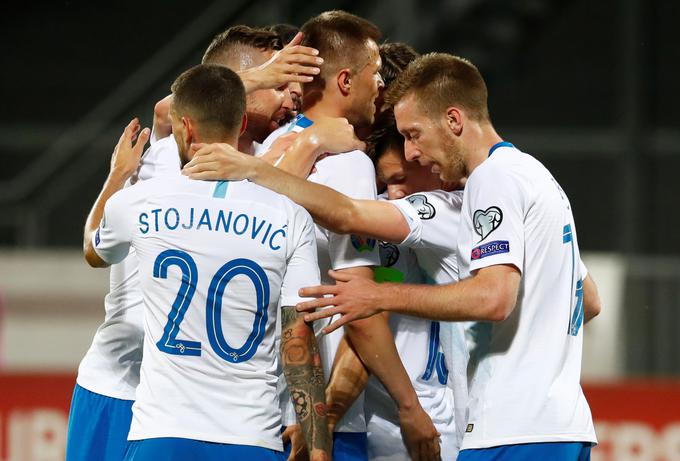 Če bo Slovenija po zmagi v Latviji še drugič v nizu zmagala, se bo vrnila v igro za evropsko prvenstvo 2020. | Foto: Reuters
