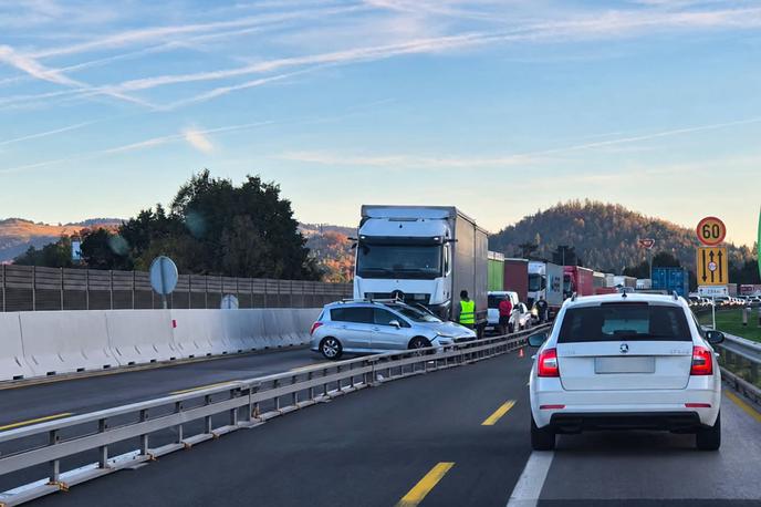 Primorska avtocesta | Na primorski avtocesti se je zgodila prometna nesreča. | Foto DARS