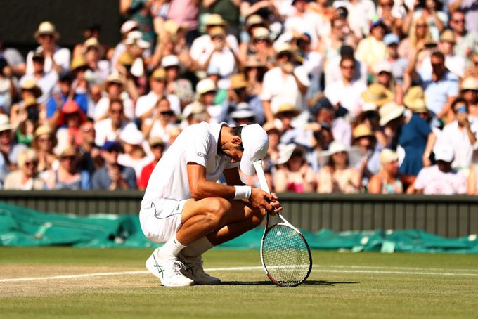 Za Novaka Đokovića je bila to ena najbolj čustvenih zmag v karieri. | Foto: Guliverimage/Getty Images