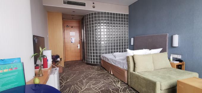 Hotelska soba, v kateri je preživela karanteno pred nastopom na olimpijskih igrah v Pekingu. | Foto: osebni arhiv/Lana Kokl