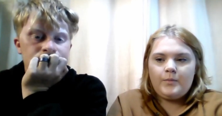 Andrea Shaw in njen mož Nathaniel med gostovanjem v podcastu CHD maja lani.  | Foto: Posnetek  zaslona