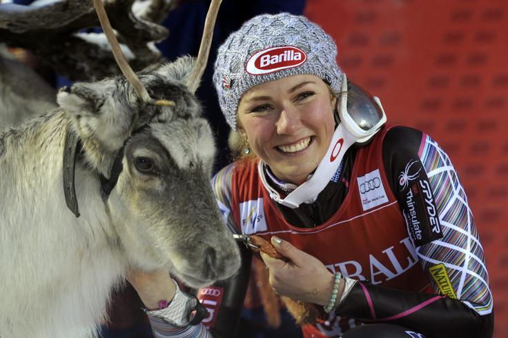 Mikaela Shiffrin in Rudolph leta 2013. | Foto: Guliverimage