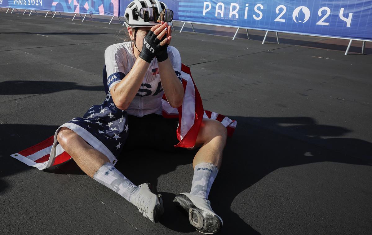 Kristen Faulkner | Kristen Faulkner je olimpijska prvakinja v cestnem kolesarstvu. | Foto Reuters