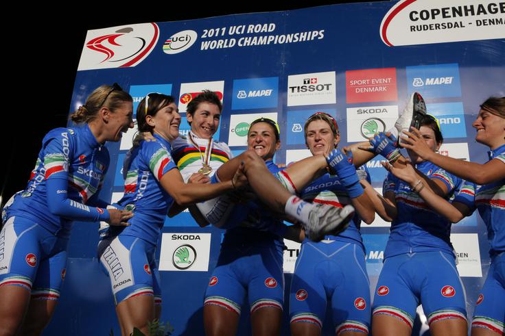 Leta 2011 je na Danskem ubranila naslov svetovne prvakinje v cestnem kolesarstvu. | Foto: Guliverimage