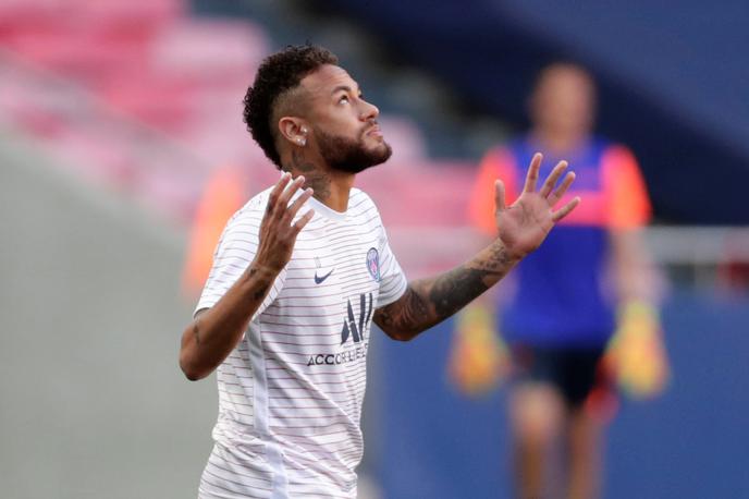 Neymar | Neymar se je poškodoval na tekmi lige prvakov. | Foto Reuters