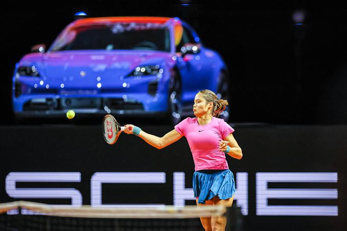 Emma Raducanu na turnirju v Stuttgartu. | Foto: Guliverimage