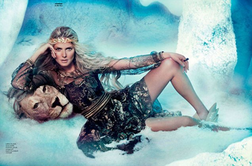 Heidi Klum kot Snežna kraljica