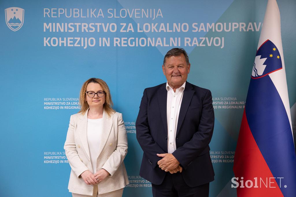 Monika Kirbiš Rojs in Aleksander Jevšek