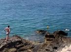 tuni, morje, Pulj, Pula, plaža, Verudela