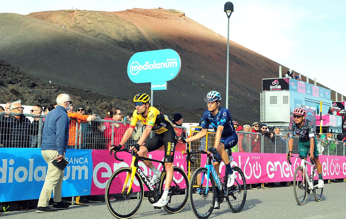 Tom Dumoulin, Giro 2022 | Tom Dumoulin je že po prvi gorski etapi Gira izpadel iz boja za rožnato majico. | Foto Reuters
