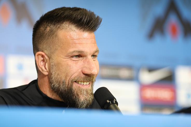 Boštjan Cesar je še vedno rekorder po številu nastopov za reprezentanco Slovenije. | Foto: Aleš Fevžer