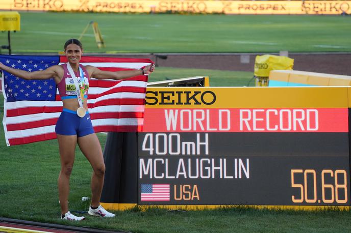 Sydney McLaughlin | Sydney McLaughlin je znova tekla rekordno. | Foto Reuters
