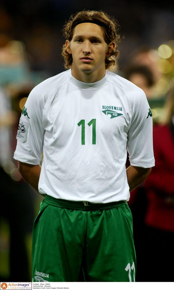 V dresu slovenske reprezentance je debitiral leta 2004, ko je bil selektor Branko Oblak. | Foto: Reuters