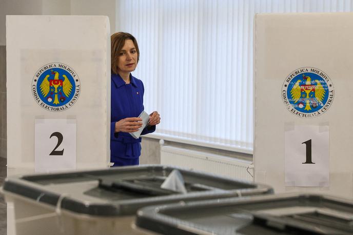 Moldavija, parlamentarne volitve | Odločilni naj bi bili glasovi Moldavcev v tujini, ki navadno glasujejo za PAS, in pa prebivalcev mednarodno nepriznane Pridnestrske republike, ki so večinoma naklonjeni Rusiji. | Foto Reuters