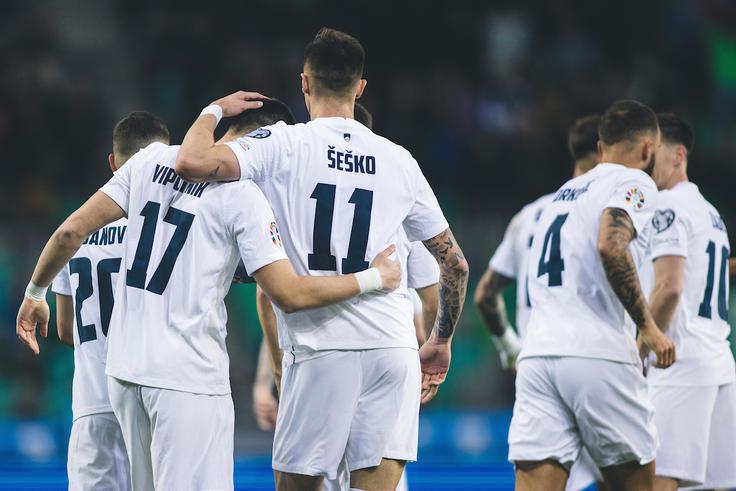 Slovenija je na zadnji tekmi v Stožicah premagala San Marino z 2:0. | Foto: Grega Valančič/Sportida