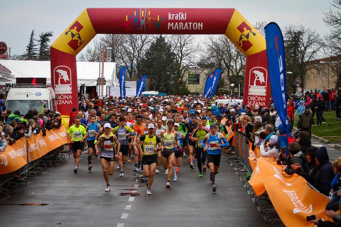 Mali kraški maraton že tradicionalno odpira vrata letošnjim rekreativno-tekaškim prireditvam. | Foto: Peter Kastelic