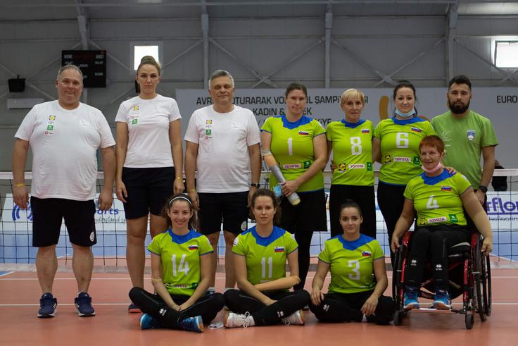 Slovenke so na evropskem prvenstvu v Turčiji osvojile nehvaležno četrto mesto. | Foto: ParaVolley Europe