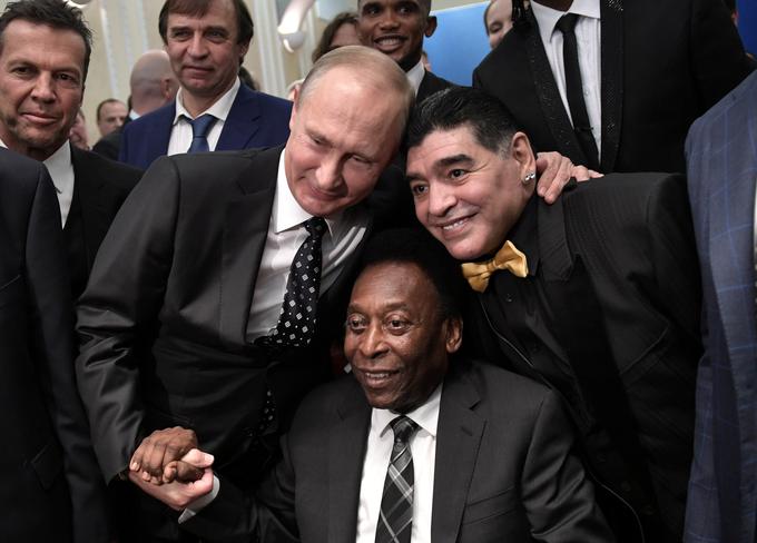 Putin Pele Maradona | Foto: Reuters