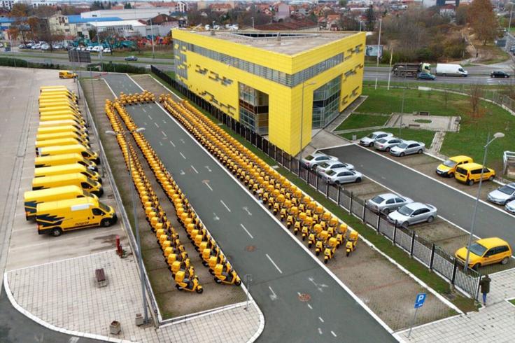 Pošta Srbija skuterji | Foto: Igor Djukanović, Pošta Srbije