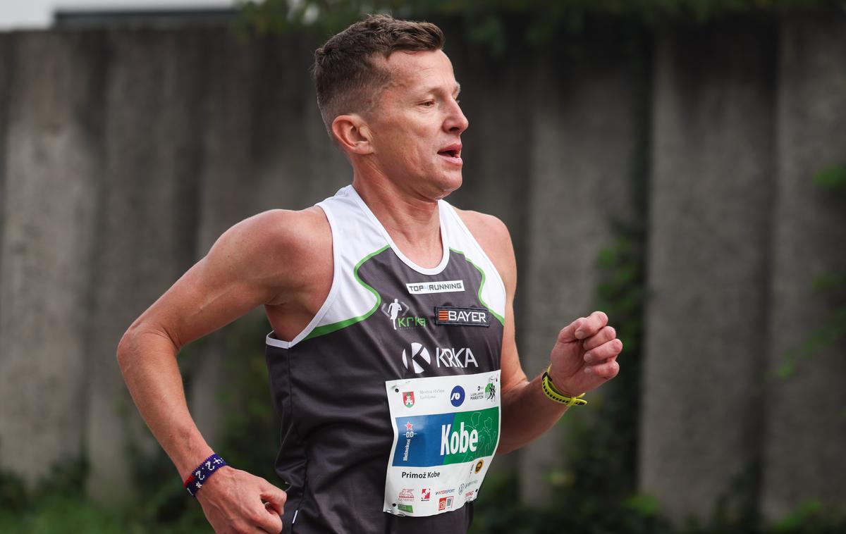 Primož Kobe, Ljubljanski maraton | 44-letni Novomeščan Primož Kobe bo tudi na letošnjem Ljubljanskem maratonu napadal rekordno znamko.  | Foto Aleš Fevžer
