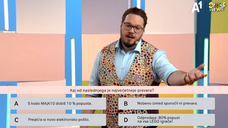 Spletni kviz rekord | Foto: YouTube / A1 Slovenija