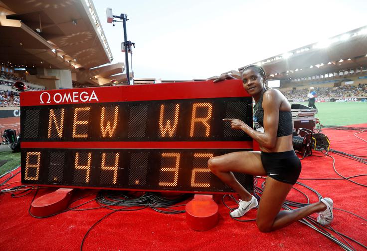Beatrice Chepkoech Svetovna rekorderka iz Kenije Beatrice Chepkoech je trenutno razred zase. | Foto: Reuters