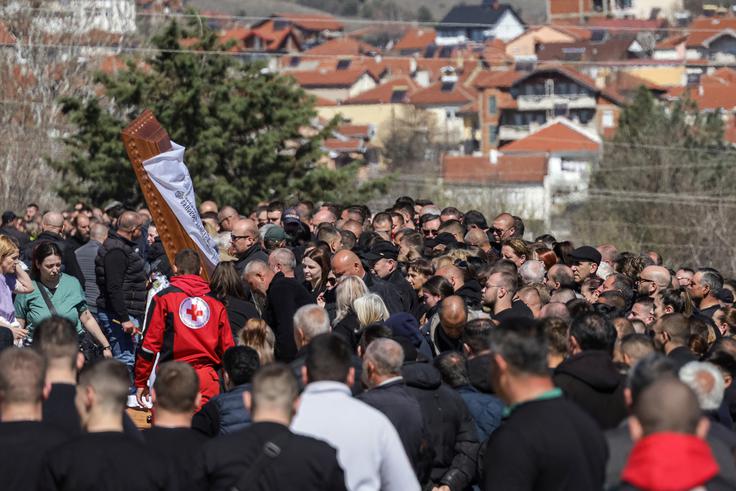 Kočani, pogreb, Severna Makedonija | Foto: Reuters