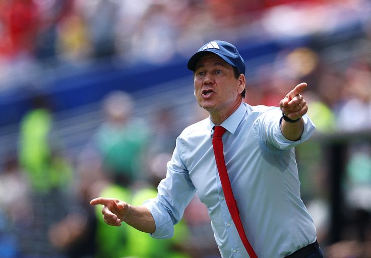 Selektor Belgije Rudi Garcia se je v ponedeljek "zasmilil" nekdanjemu zvezdniku slovenskega nogometa. | Foto: Reuters