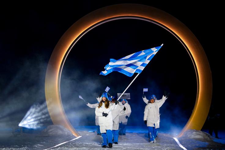 Po tradiciji so prvi prišli grški športniki. | Foto: Guliverimage