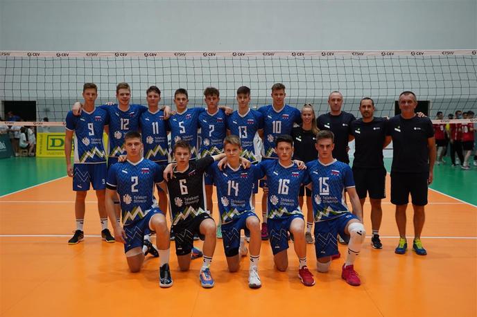 slovenska odbojkarska reprezentanca ep do 17 let | Mladi slovenski odbojkarji so se uvrstili v polfinale EP do 17 let. | Foto CEV