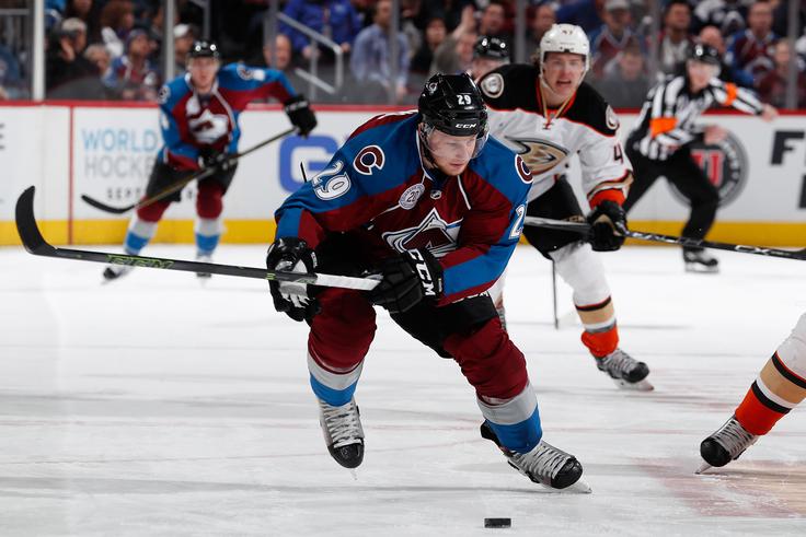 Nathan MacKinnon je bil eden od boljših posameznikov severnoameriške ekipe do 23 let. | Foto: Getty Images