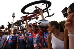 Vuelta Evenepoelu, zadnja etapa Molanu, Polanc skupno 12.