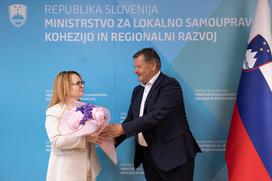 Monika Kirbiš Rojs in Aleksander Jevšek