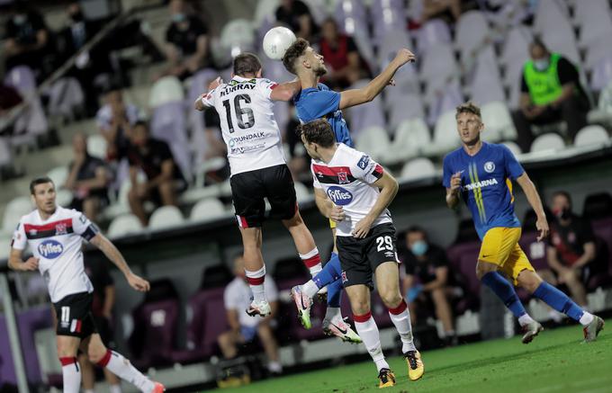 V prvem krogu je slovenski prvak v Ujpestu ugnal Dundalk. | Foto: Vid Ponikvar