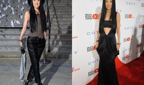 Vera Wang: 64-letnica v črni oblekici