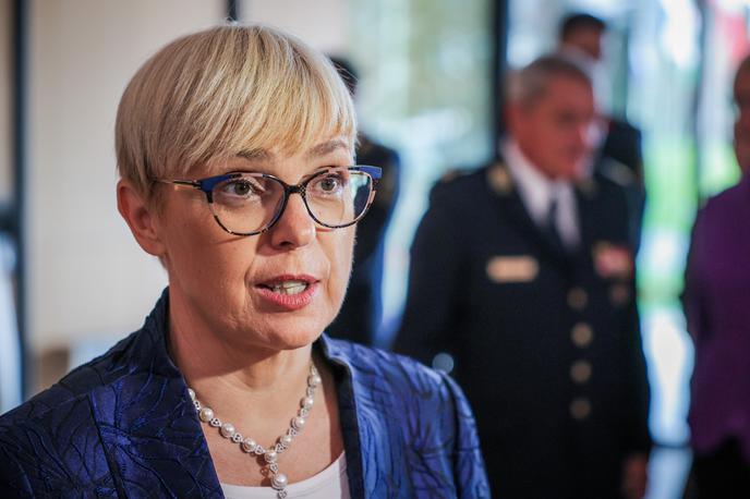 Nataša Pirc Musar | Do aktualnega dogajanja se bo predsednica republike sicer podrobneje opredelila v nagovoru na ponedeljkovi izredni seji državnega zbora, ki se je bo udeležil tudi premier Golob. | Foto STA