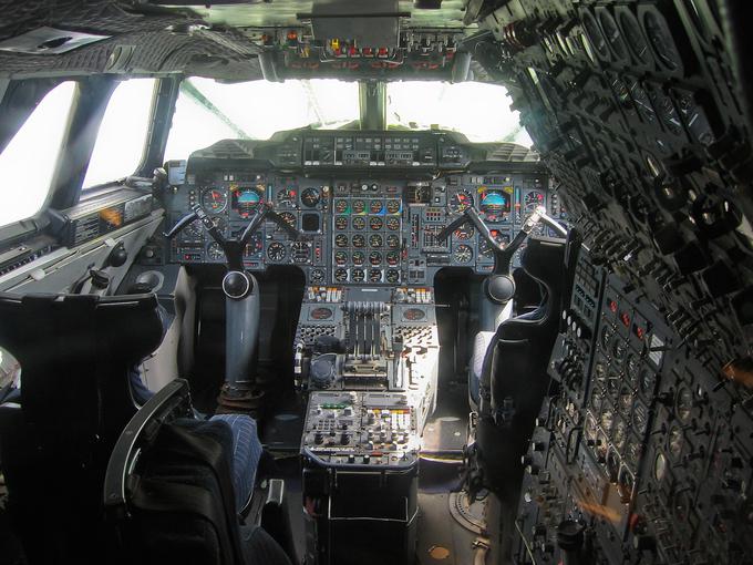 Pogled v pilotsko kabino concorda. | Foto: Wikimedia Commons